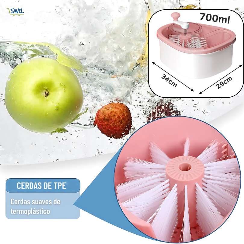 FreshSpin®: La forma más fácil y rápida de limpiar tus alimentos