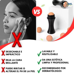 Velvett Roll®: Adiós a la piel grasa sin arruinar tu maquillaje