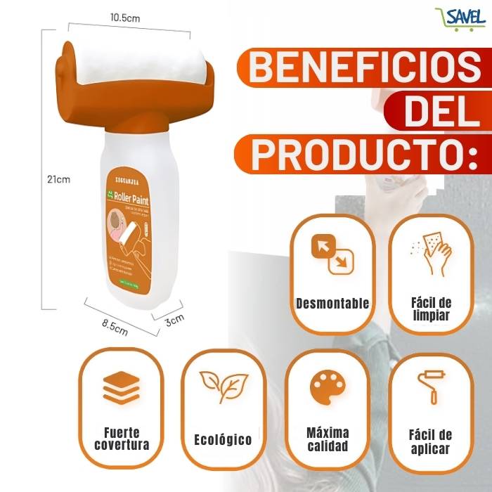 CollorRoller®: desaparece manchas y grietas en tu hogar, compra 1 lleva 2