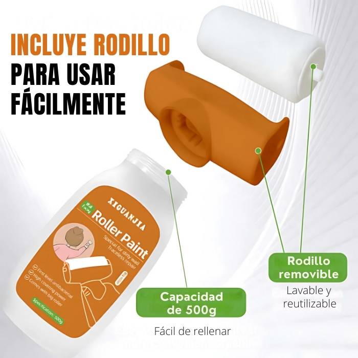 CollorRoller®: desaparece manchas y grietas en tu hogar, compra 1 lleva 2