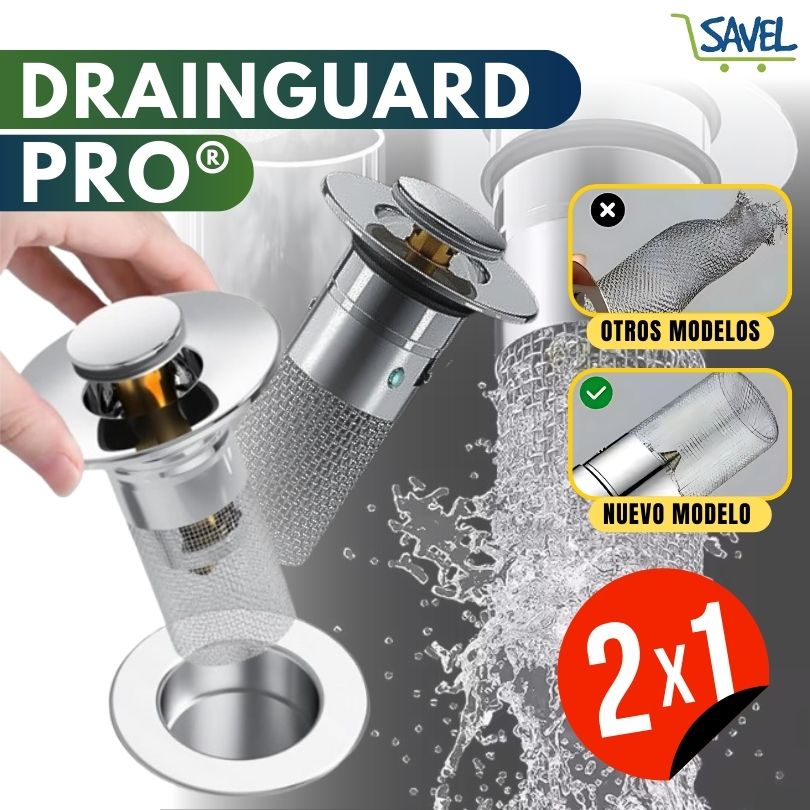 2X1 DrainGuard®: Dile adiós a los desagües atascados