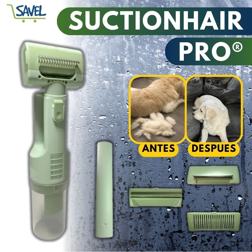 SuctionHair Pro®: No sufras con el pelo regado por todas partes