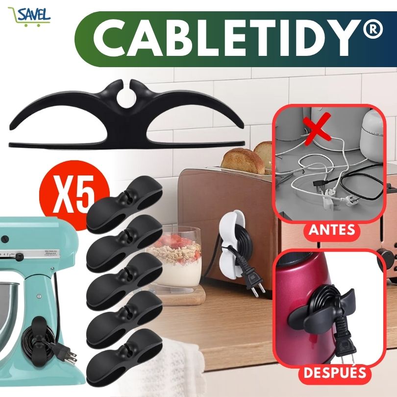 5X3 CableTidy®: Mantén todos los cables ordenados
