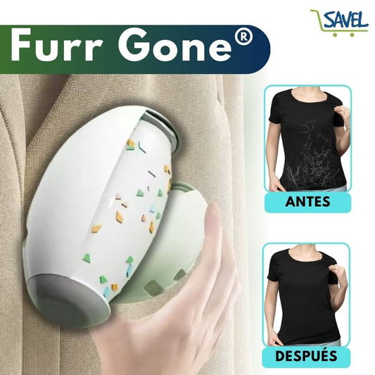Furr Gone®: Elimina los pelos en segundos, en cualquier lugar.