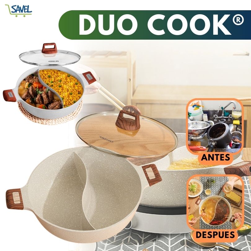 Duo Cook®: Cocina doble ahorrando tiempo y espacio