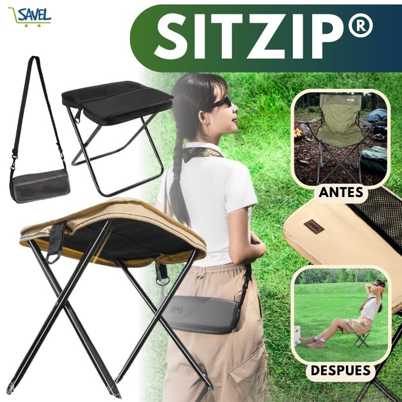 SitZip®: La única silla que cabe en tu bolsillo