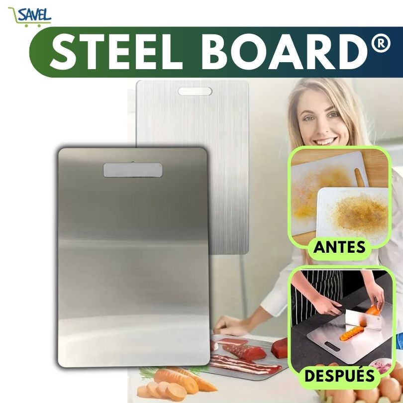 Steel Board®: No más tablas que contaminan tu comida