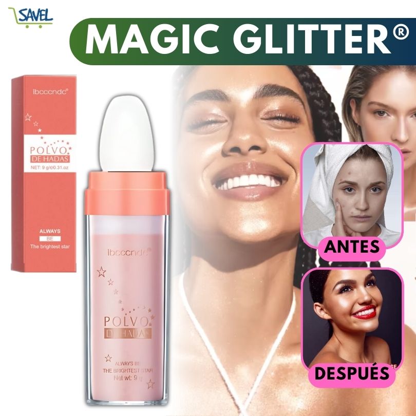 Magic Glitter®: Dale brillo a tu look en segundos