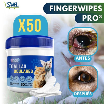 FingerWipes Pro®: Dale el mejor cuidado a los ojos de tu peludito