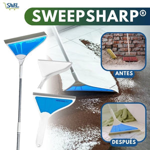 SweepSharp®: ¡La escoba que barre hasta el líquido!
