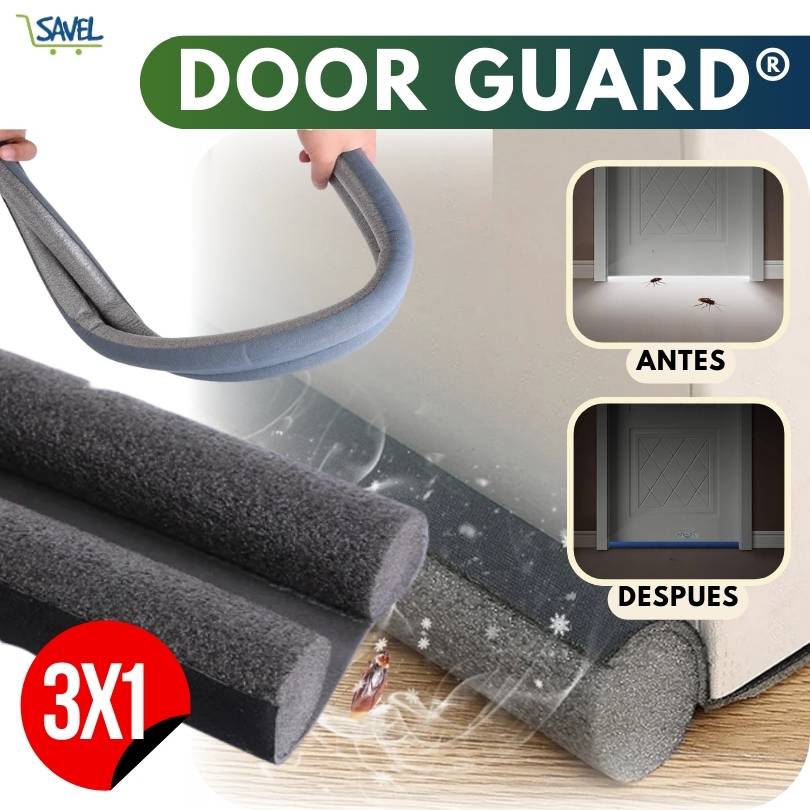 3X1 DoorGuard®: Protege a tu familia contra el frío, insectos y suciedad