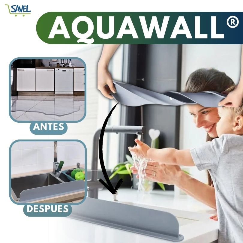 AquaWall®: La barrera que mantiene tu cocina seca y ordenada