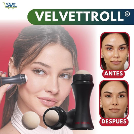 Velvett Roll®: Adiós a la piel grasa sin arruinar tu maquillaje