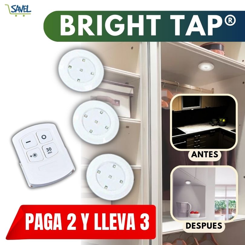 3X2 BrightTap®: Iluminación y estilo con un adhesivo