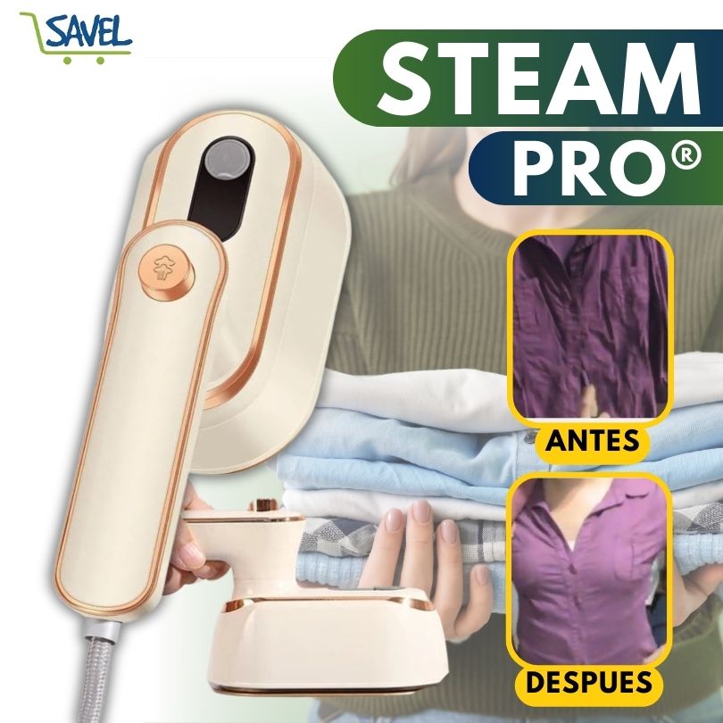 Steam Pro®: Deja tu ropa impecable en segundos, sin esfuerzo