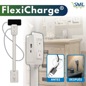 FlexiCharge®: Conexiones al alcance, sin enredos