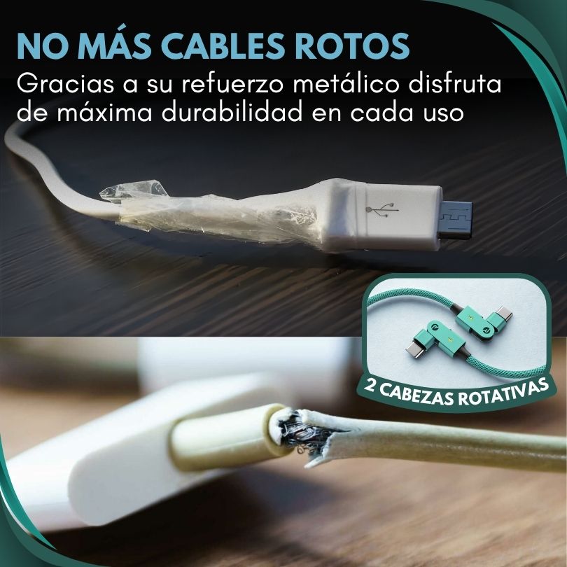Spin Charge®: El único cable que se adapta a ti