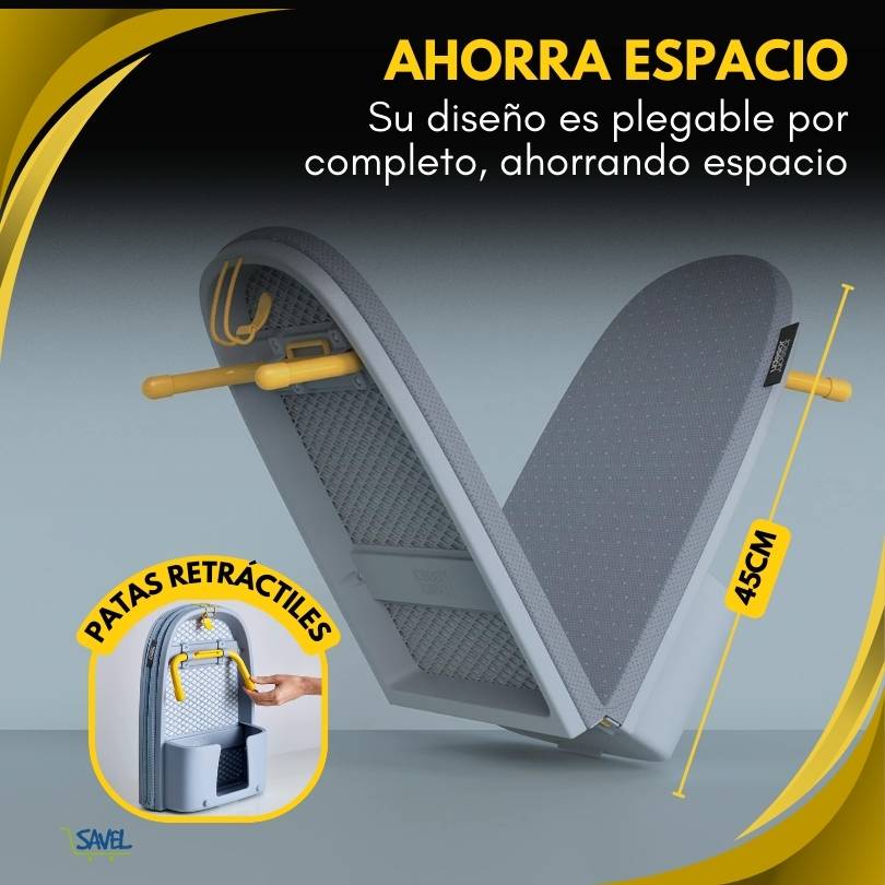 Iron Flex®: La tabla de planchar que te ayuda a  ahorrar espacio