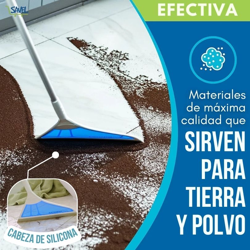 SweepSharp®: ¡La escoba que barre hasta el líquido!