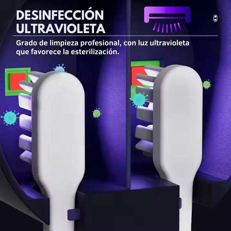 UVrush Cleaner®: Mantén tu cepillo seco y libre de bacterias