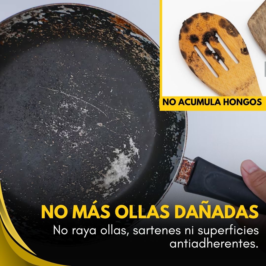 (Kit X4) Sili Cook®: Cocina de manera limpia y sin rayar tus ollas