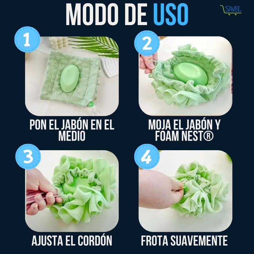Foam Nest®: Aprovecha al máximo tu jabón