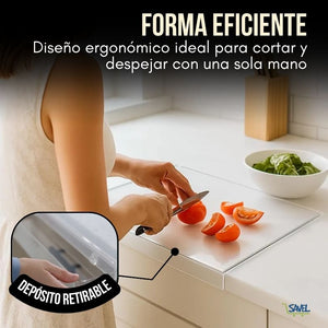 ClearChop®: Corta mientras mantienes tu cocina ordenada