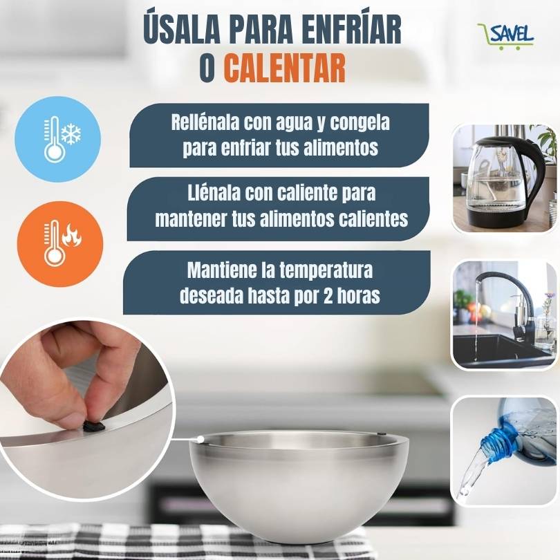 Thermo Bowl®: El único bowl que se adapta a la temperatura de tus recetas