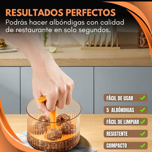 Meat Pro®: Albóndigas y hamburguesas perfectas en segundos