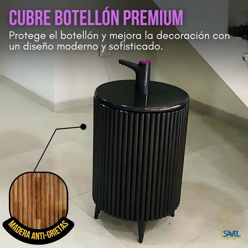 2 en 1 PerfectWater®: Cobertor de botellón y dispensador eléctrico