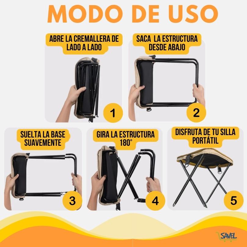 SitZip®: La única silla que cabe en tu bolsillo