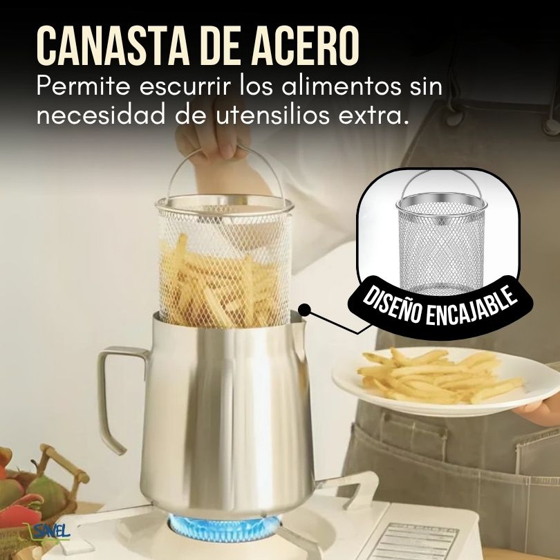 Fry Keeper®: Fríe sin desperdiciar aceite