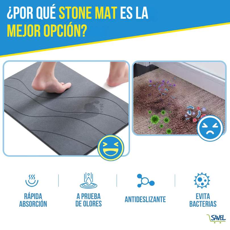 StoneMat®: El tapete de baño que necesitas
