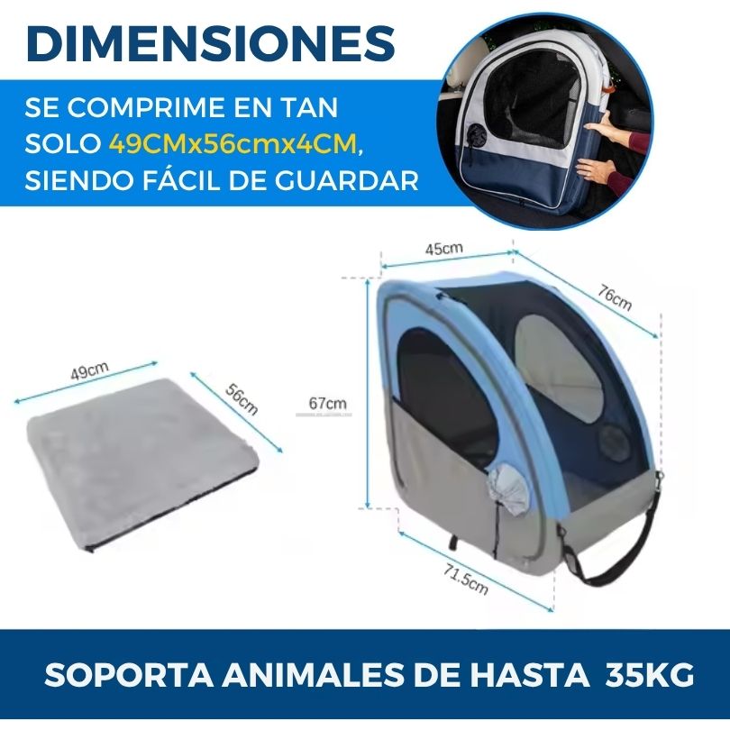  Comfort Pet®: Haz que tu mascota viaje segura y cómoda