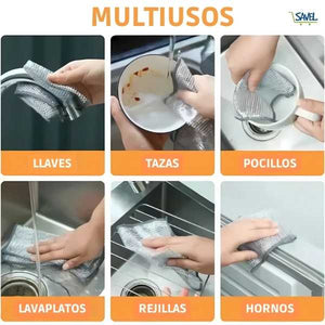 5x4 SteelClean: Dile adiós a las manchas en tu cocina