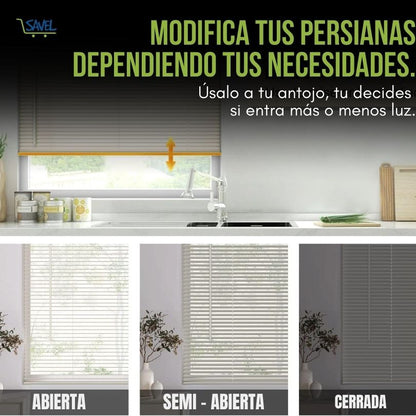 PressBlind®: La forma moderna de tener persianas sin dañar tu hogar