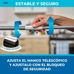 SweepSharp®: ¡La escoba que barre hasta el líquido!