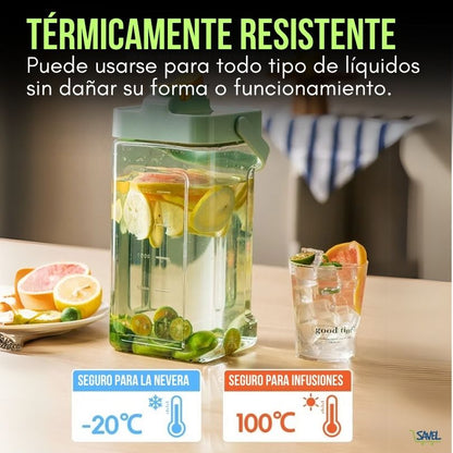 FlowSip®: La jarra precisa que evita regueros