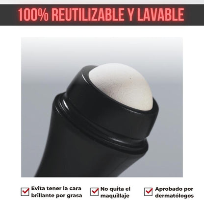 Velvett Roll®: Adiós a la piel grasa sin arruinar tu maquillaje