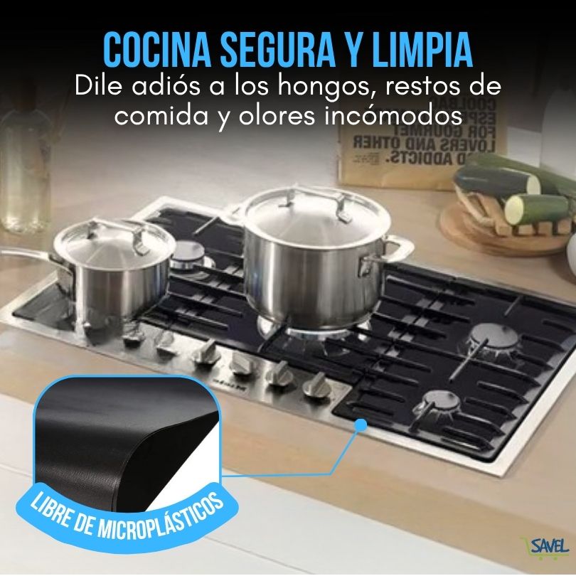 X4 StoveGuard®: Mantén tu estufa limpia sin esfuerzo