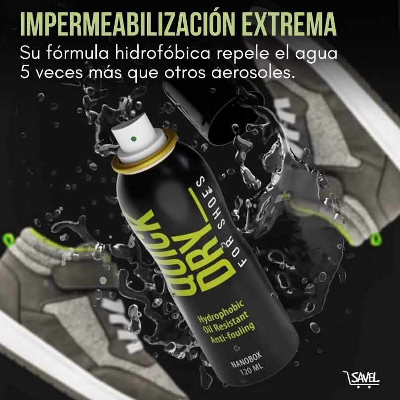 120ml Quick Dry Shoes®: Dale a tus zapatos protección total contra el agua