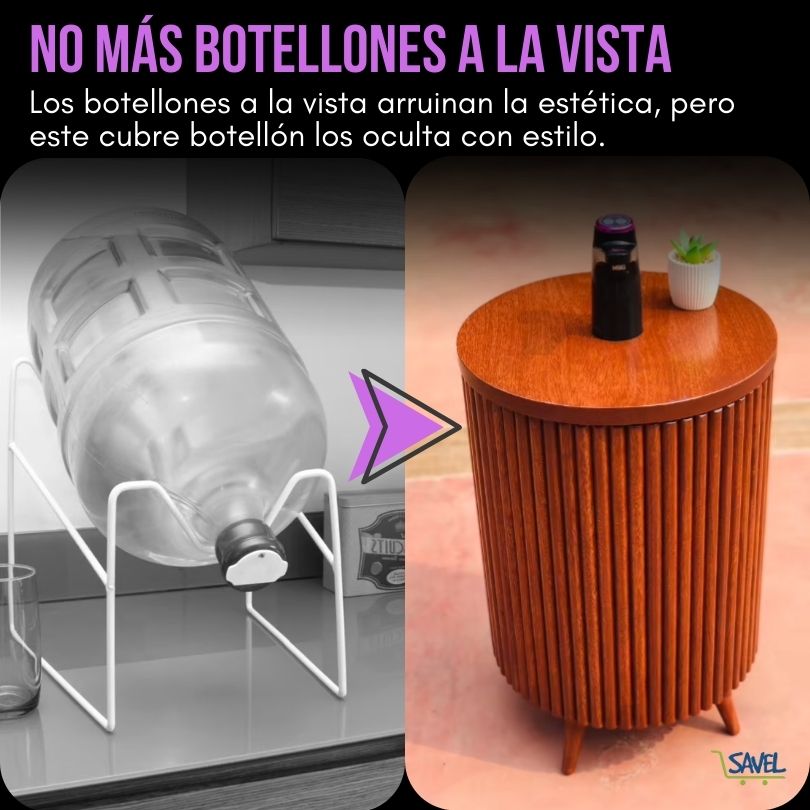 2 en 1 PerfectWater®: Cobertor de botellón y dispensador eléctrico