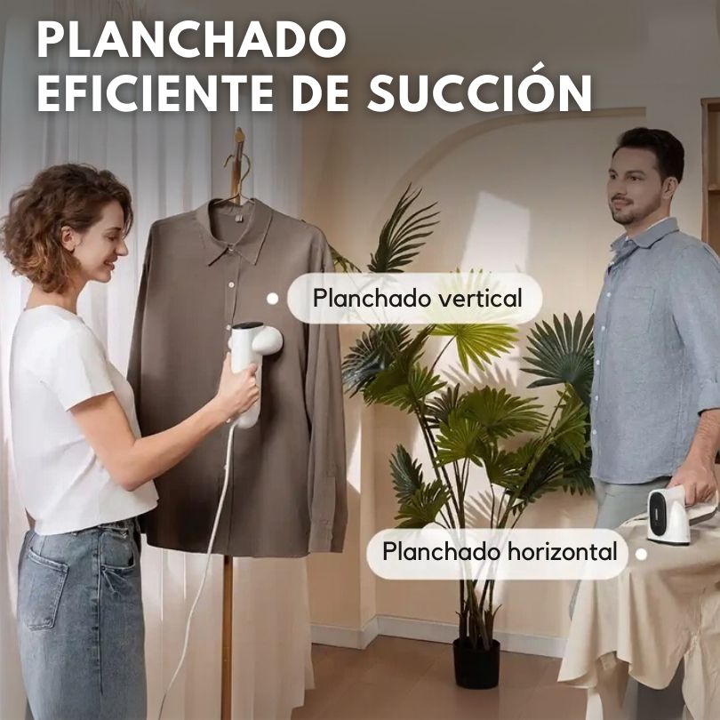 Steam Vac®: Plancha sin esfuerzo, tu ropa perfecta en segundos