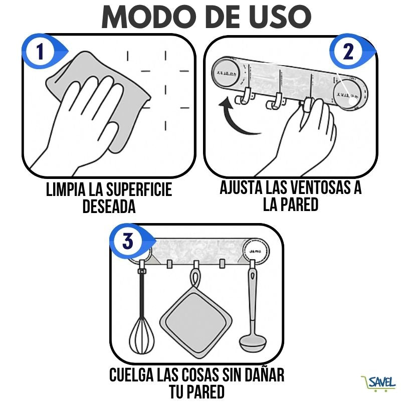  HangUp®: Olvídate del desorden en tu baño o cocina