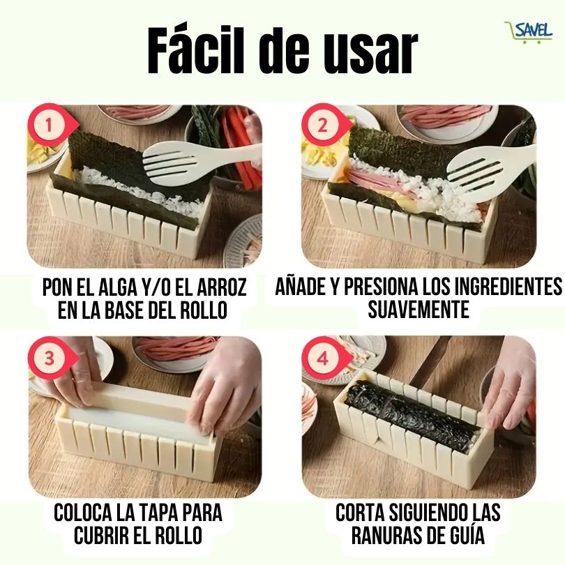 Sushi Fix®: Prepara sushi perfecto en casa sin esfuerzo