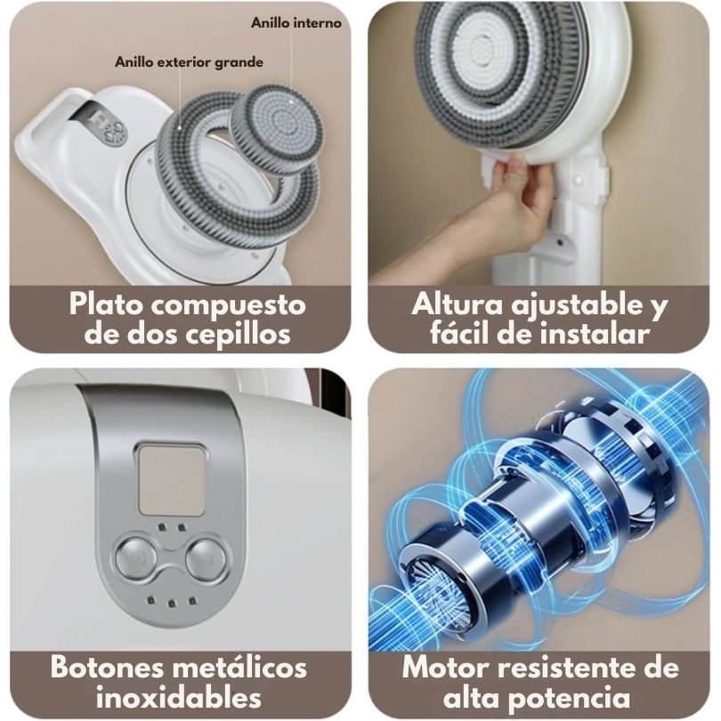 SpinScrub®: La forma más fácil de limpiar tu espalda