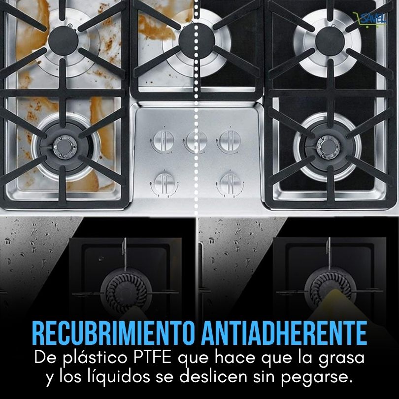 X4 StoveGuard®: Mantén tu estufa limpia sin esfuerzo