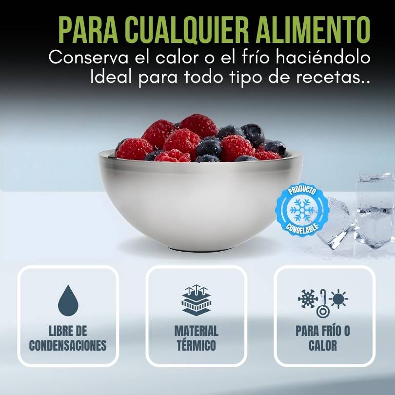 Thermo Bowl®: El único bowl que se adapta a la temperatura de tus recetas