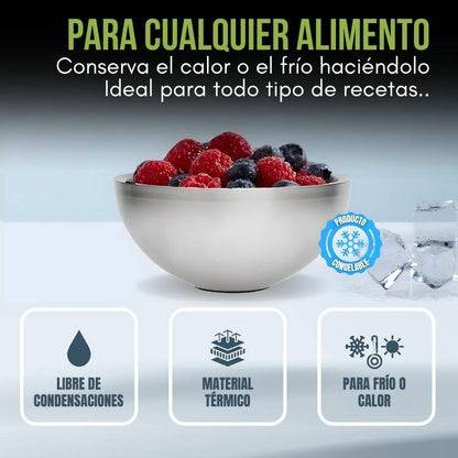 Thermo Bowl®: El único bowl que se adapta a la temperatura de tus recetas