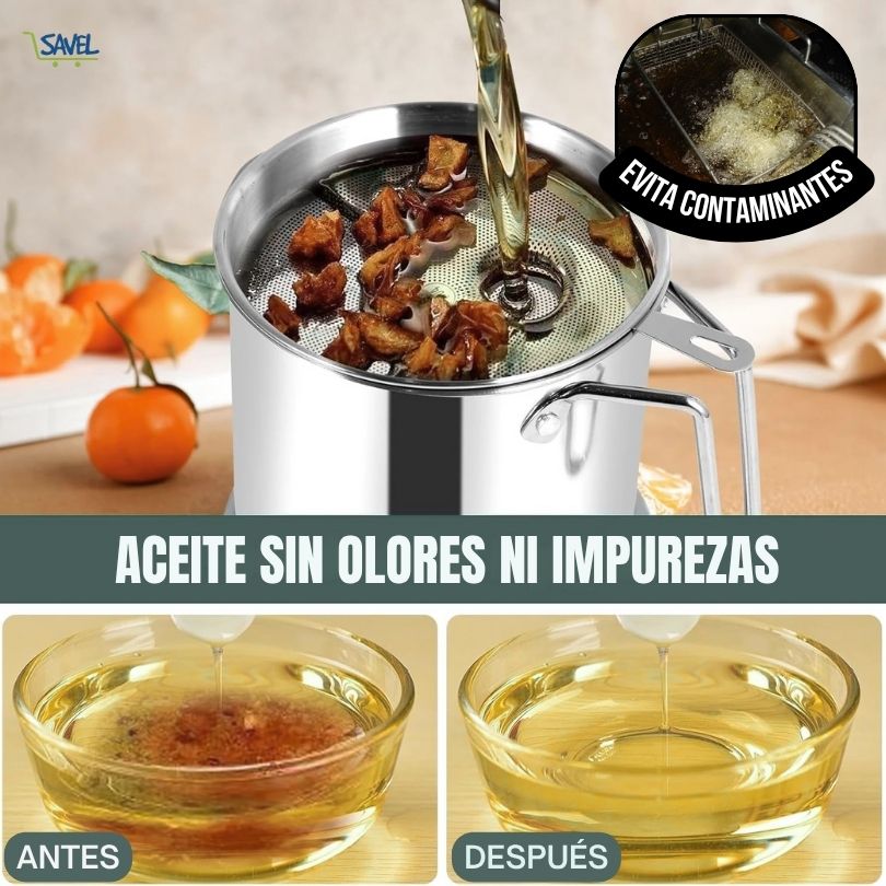 Fry Keeper®: Fríe sin desperdiciar aceite